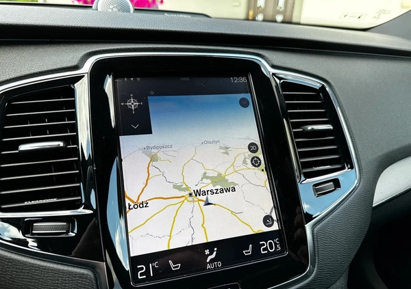 Volvo XC 90 cena 153700 przebieg: 131822, rok produkcji 2016 z Warszawa małe 781